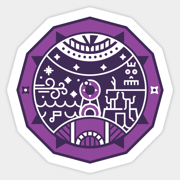 Around the Clock Sticker by thom2maro